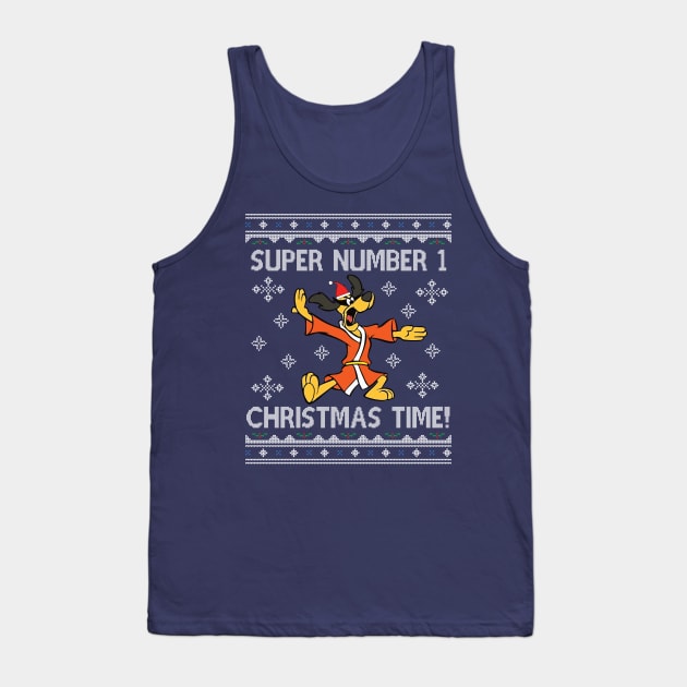 Hong Kong Phooey Super Number One Christmas Time Tank Top by Nova5